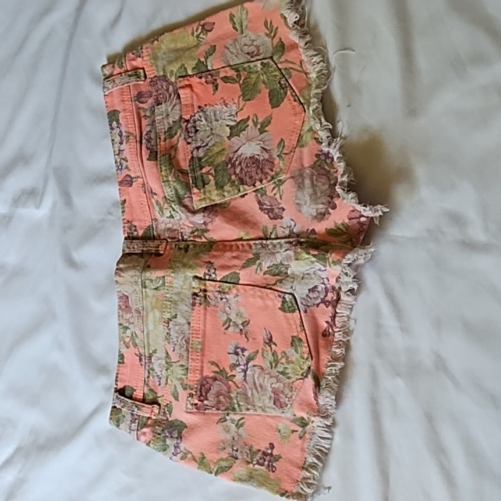 Bongo Distressed Low Rise Shorts - Picture 5 of 6